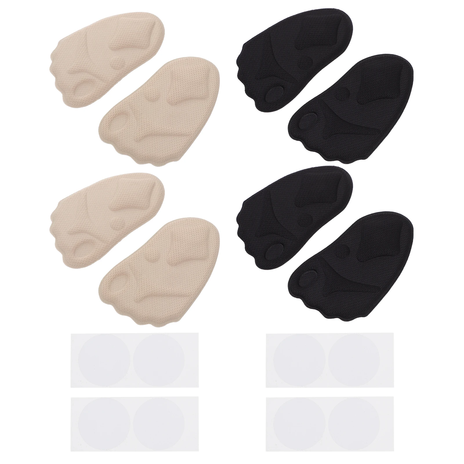

8 Pcs Non-slip Sole Pad Pads Metatarsal Women Net High Heel Front Foot