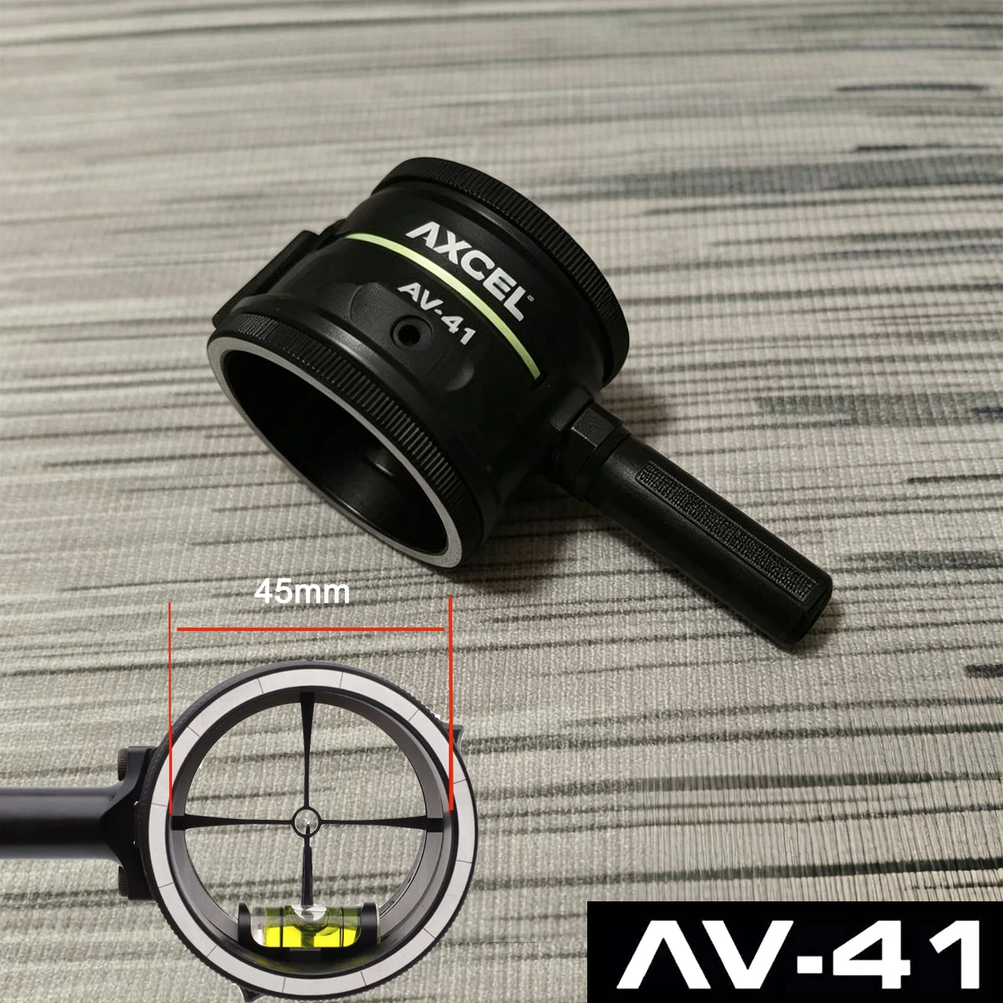 Single Pin Compound Bow Sight, Adjustable Archery Sight with Aluminum Alloy Extended Rod, High Precision Hunting Aiming Sight, O view 4