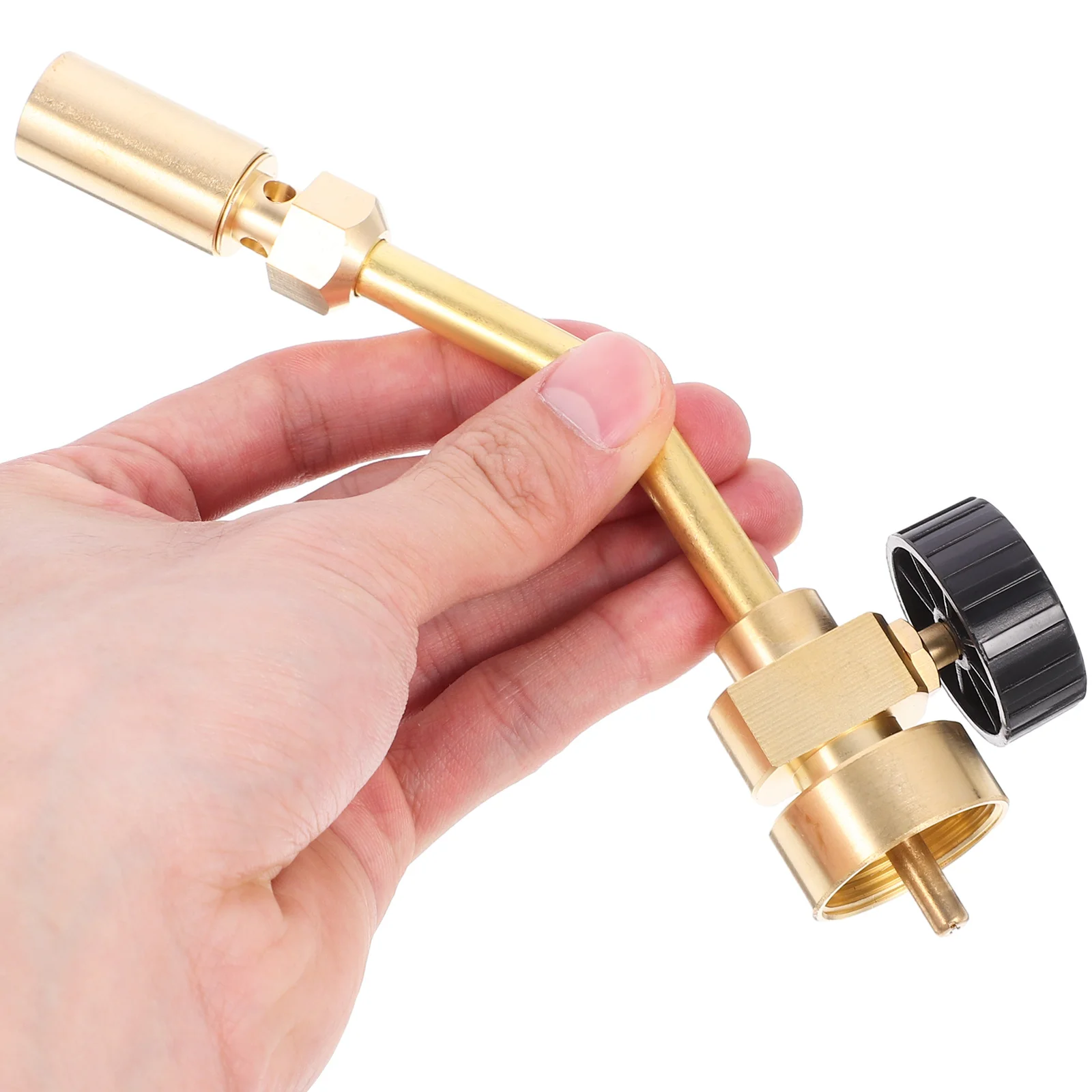 Cabezal de soplete de soldadura de latón para soldar, fusión de Gas propano, Control de llama ajustable, herramienta de calefacción, pulverizador de refrigerante