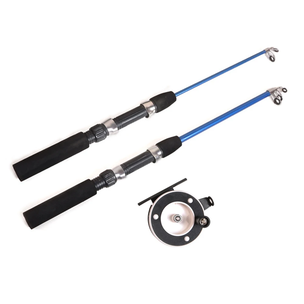 74 سنتيمتر/110 سنتيمتر الصيد رود وبكرة الشتاء الصيد قضبان الجليد الصيد قضبان أو بكرات الصيد لاختيار قضيب كومبو القلم القطب