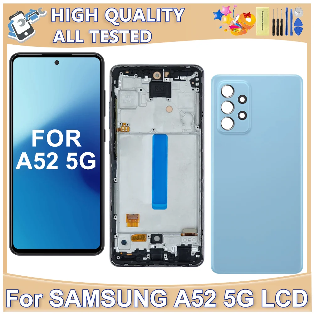 

TFT For Samsung Galaxy A52 5G LCD Display Digital Touch Screen Replacement For Samsung Galaxy A526 A526B LCD Screen Department