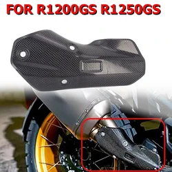 Motorcycle Exhaust Muffler Carbon Fiber Protector Escape Heat Shield Cover Guard Anti-scalding Cover For R1250GS R1200