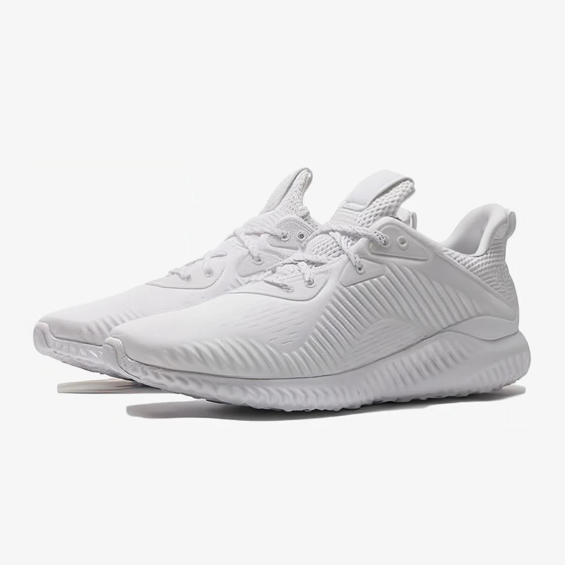 Adidas Authentic AlphaBounce Zapatos para correr acolchados y transpirables para hombre y mujer GW4223
