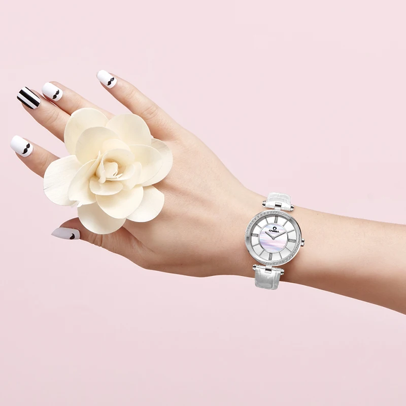 CASIMA Women's quartz wristwatch, simple trend chronograph, waterproof, luminous, national movement, model ET-6603-996