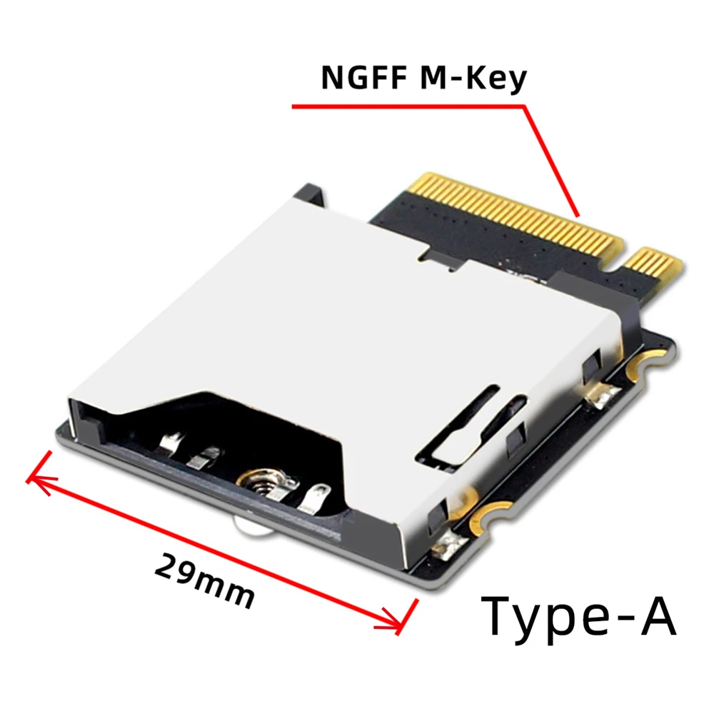 Cablecc adaptador de extensión NVMe M2 m-key NGFF M.2 Host A CFExpress CFA CFE tipo A para soporte de tarjeta de memoria de cámara