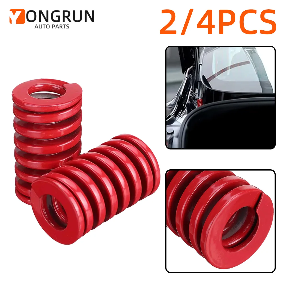 

YONGRUN 2/4 шт. опорный стержень, пружина сжатия, пресс-форма, буферная пружина, используемая для гидравлического инструмента автомобиля, багажника, задней двери, опора Ro