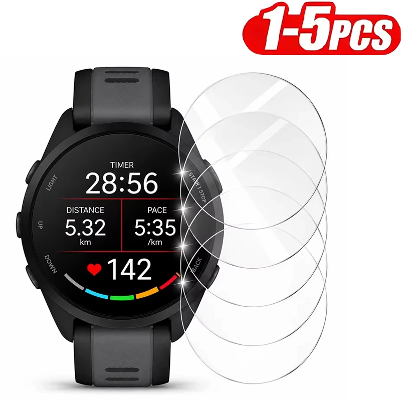 1-5 Pcs HD Tempered Glass Film For Garmin Forerunner 55/235/245/245M/255/255S/645/935/945/955 Watch Screen Protector Daily Guard