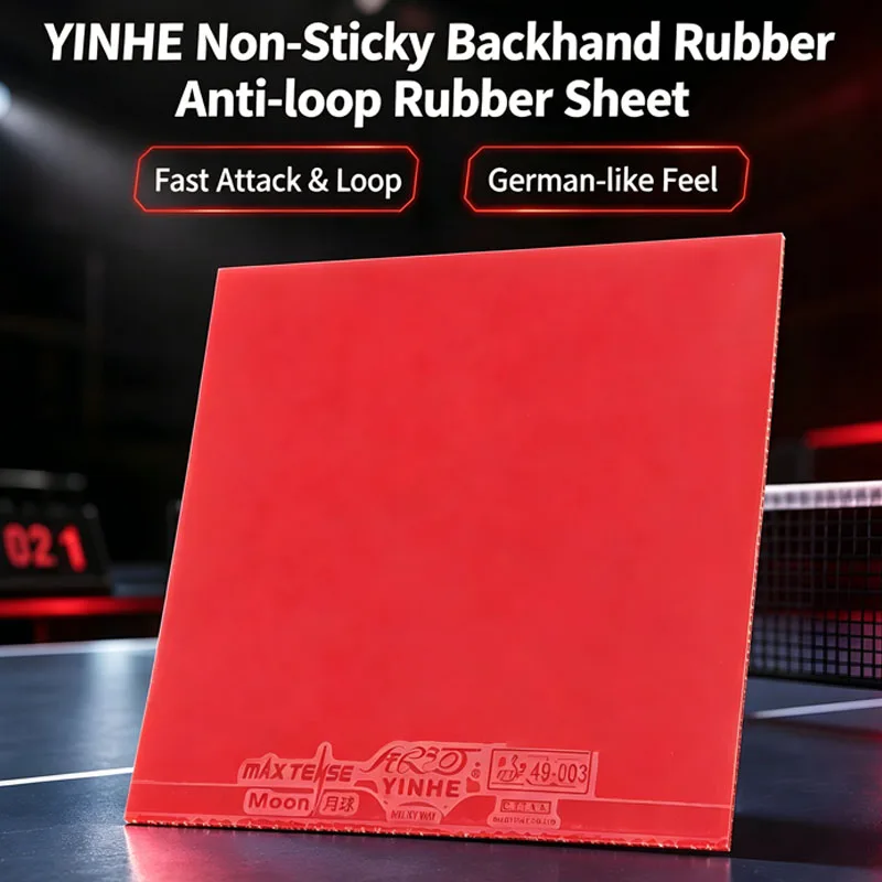 Original YINHE Moon Pro Table Tennis Rubber Non-Sticky Pips-in Ping Pong Rubber ITTF Approved For Backhand Fast Attack Loop