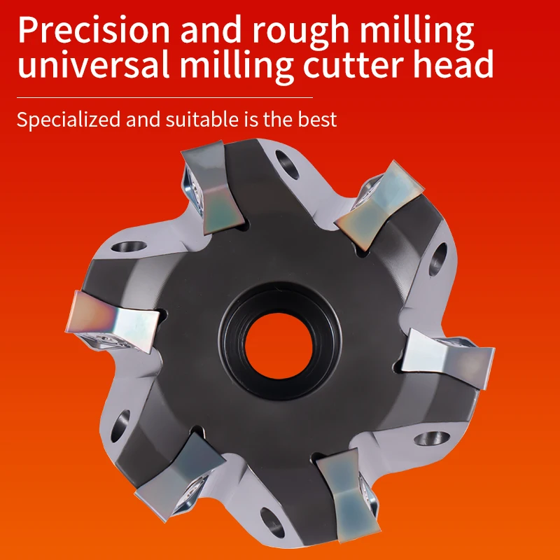MFWN 90 Degree MFWN90050R-MFWN90100R Double-Sided Hexagonal Plane Heavy Cutting Milling Cutter Head With WNMU08 Milling Insert