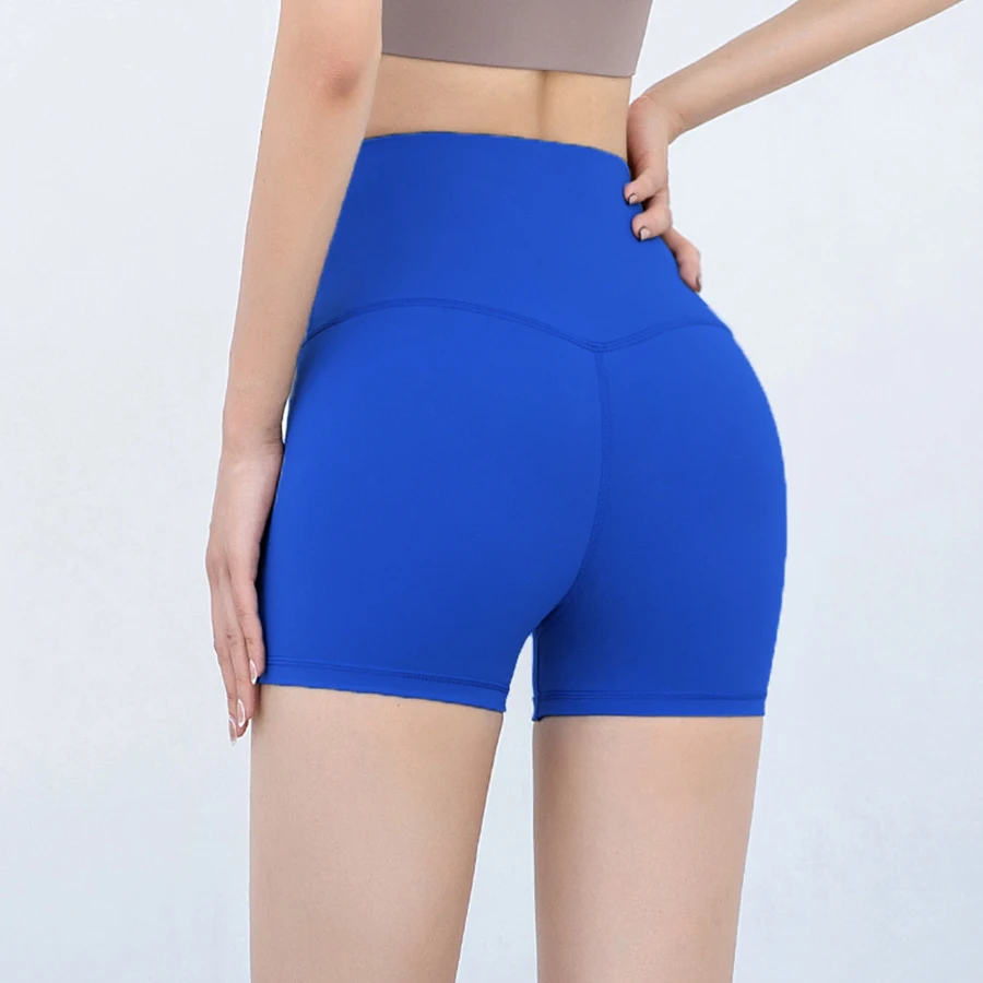 Women's Sports Yoga Shorts with High Waist Bottom 3 Point Shorts for Fitness Running and Cycling Women's Yoga Shorts