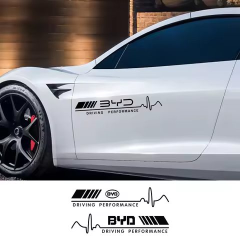 Car Door Side Sticker Auto Accessories For BYD F3 E6 Yuan Plus Atto F0 G3 I3 Ea1 Song Max Tang Dmi 2din 2014 G6 Qin Pro E2