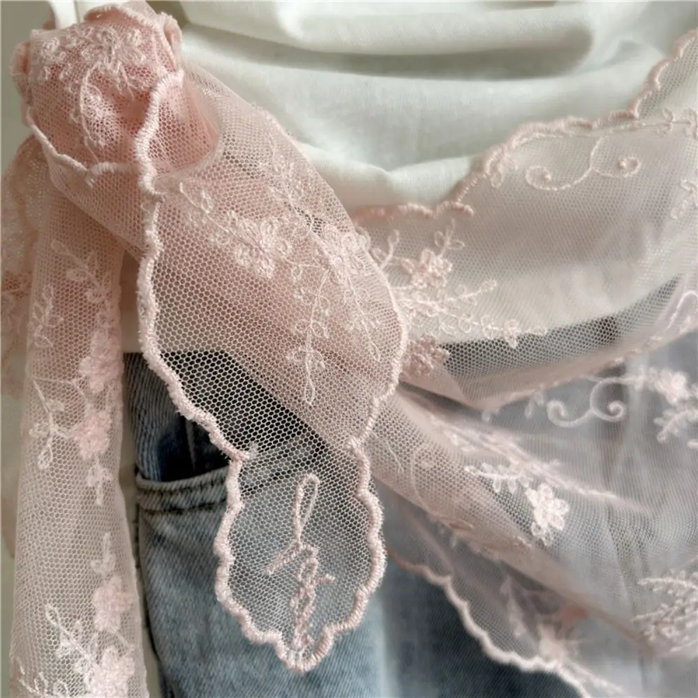 Fashion Floral Embroidery Women's Lace Belt Versatile Korean Version Triangle Scarf Waist Seal Women's Pants Waist Decorative