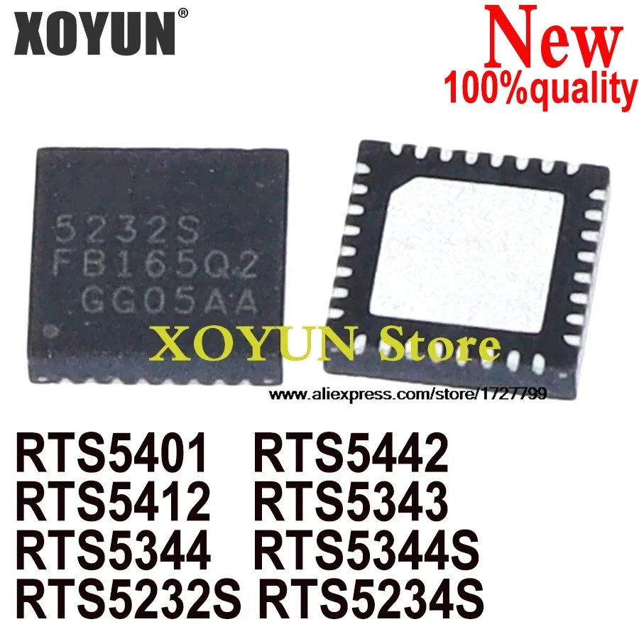 (1piece)100% New RTS5401 RTS5442 RTS5412 RTS5343 RTS5344 RTS5344S RTS5232S RTS5234S QFN