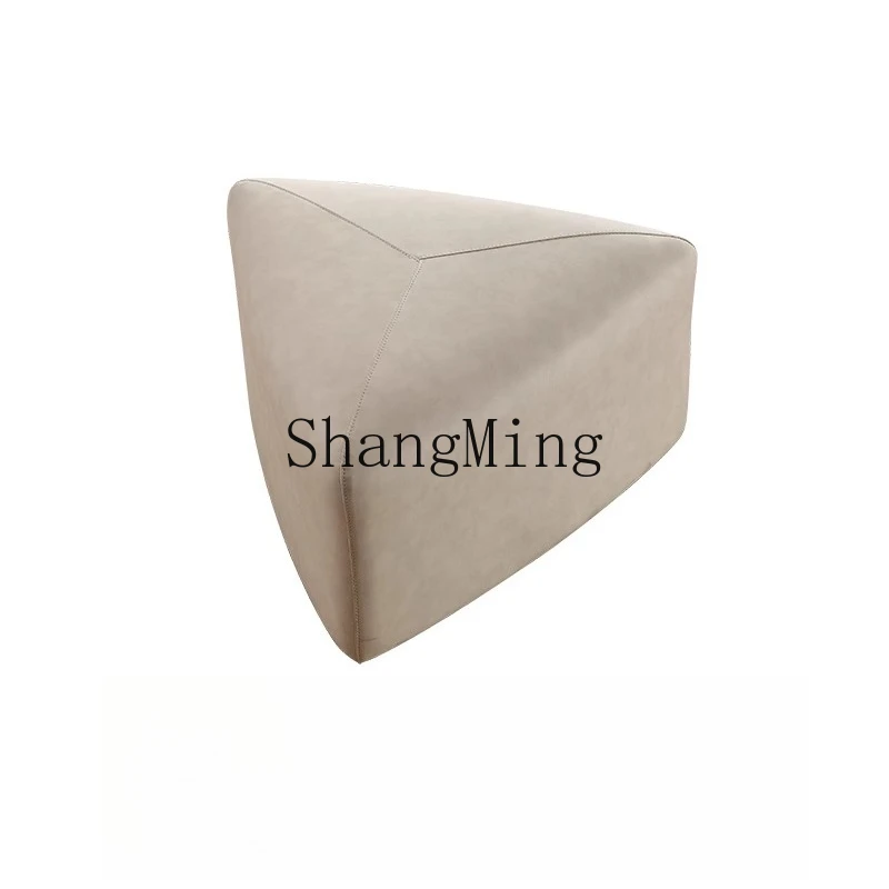FG good-looking  modern simple triangle stool balcony technology cloth stool living room fabric shoe changing stool