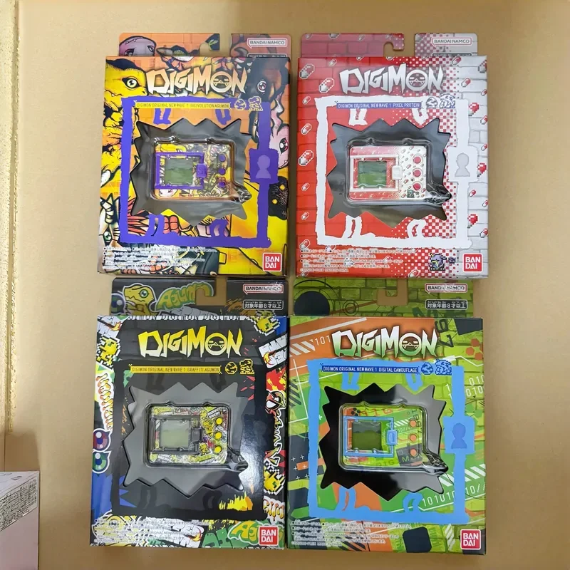 Dispositivo Digital Original de Bandai Digimon Origin Digivice Agumon, Dispositivo de Crianza de Monstruos Digitales, Mascota Virtual, Juguete Portátil, Regalo Coleccionable