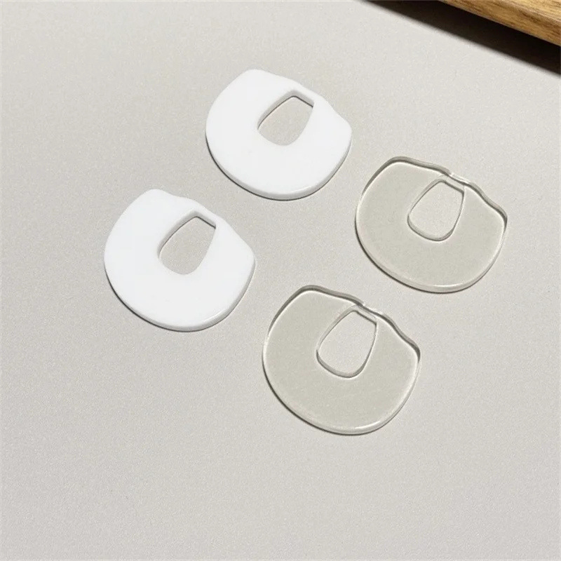 

Оптовая продажа, 56 шт./лот, цветной принт, геометрия, акриловые бусины неправильной формы, ювелирные изделия «сделай сам», кулон для одежды, аксессуар