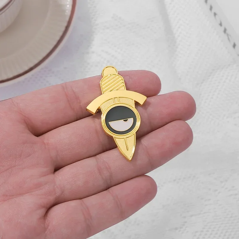 Spy code enamel Pin Anime Brooches for Women Manga Lapel Badges on Backpack Clothing Accessories decorations Friend Gift