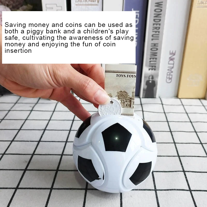

Children's Football Assembly DIY Piggy Bank, Coin Saving Can, Soccer Fans Birthday Gift, Football Jersey Clothes Puzzle Toy