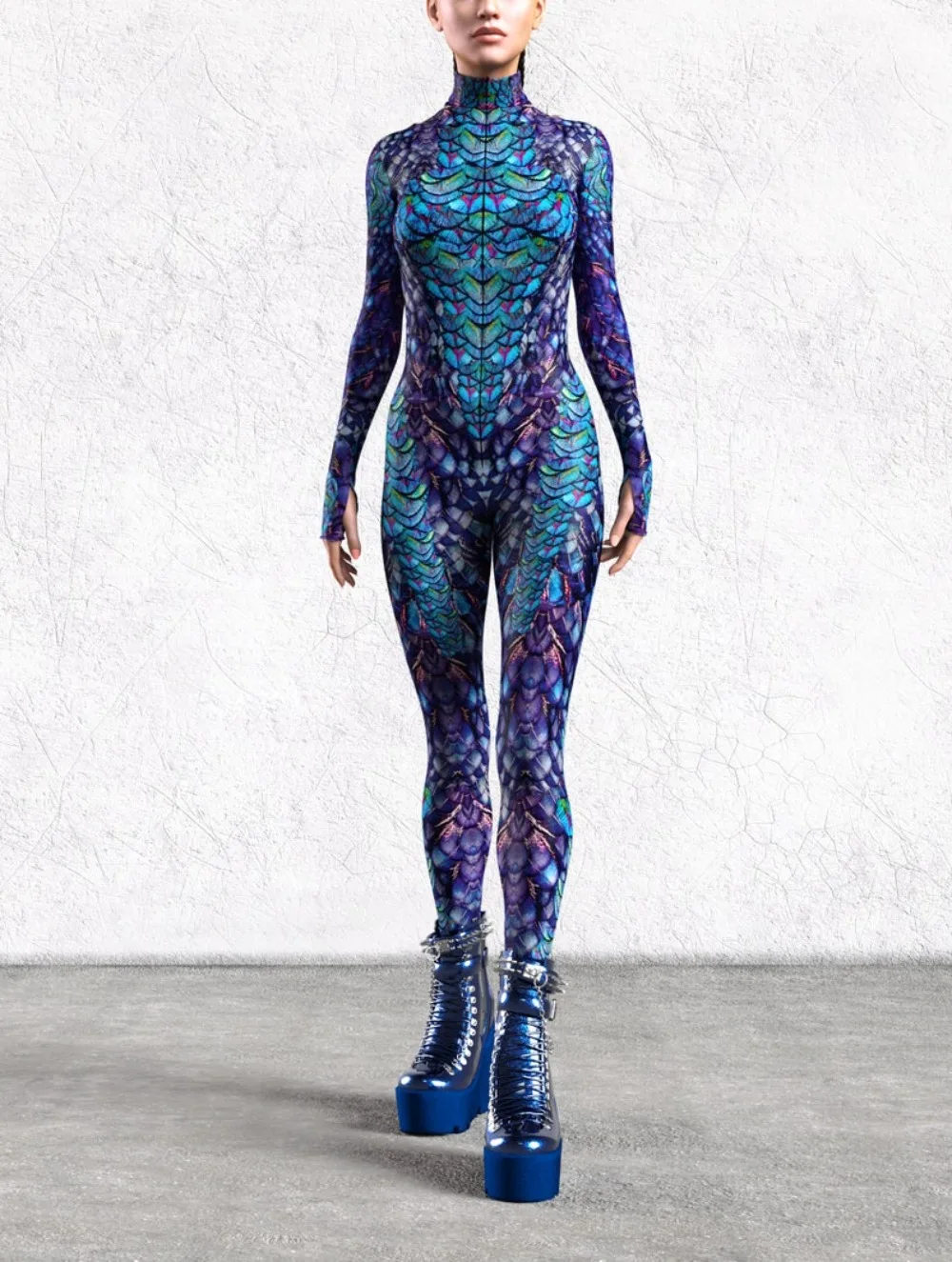 Paar gedruckt Pfauenfeder Cosplay Body Mann Frau Burnning Man Festival Catsuit Halloween Party Kostüm Sexy Zentai Anzug