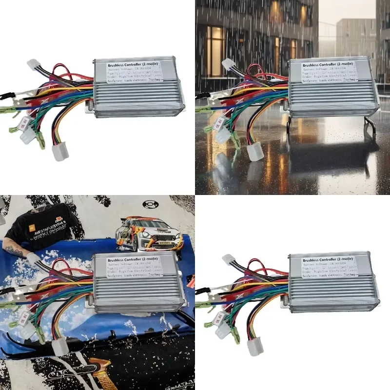 Brushless 24V/36V/48V 250W/350W/500W/800W Waterproof Aluminum Foil Electric Bike/Scooter/Motorcycle Brushless Controller