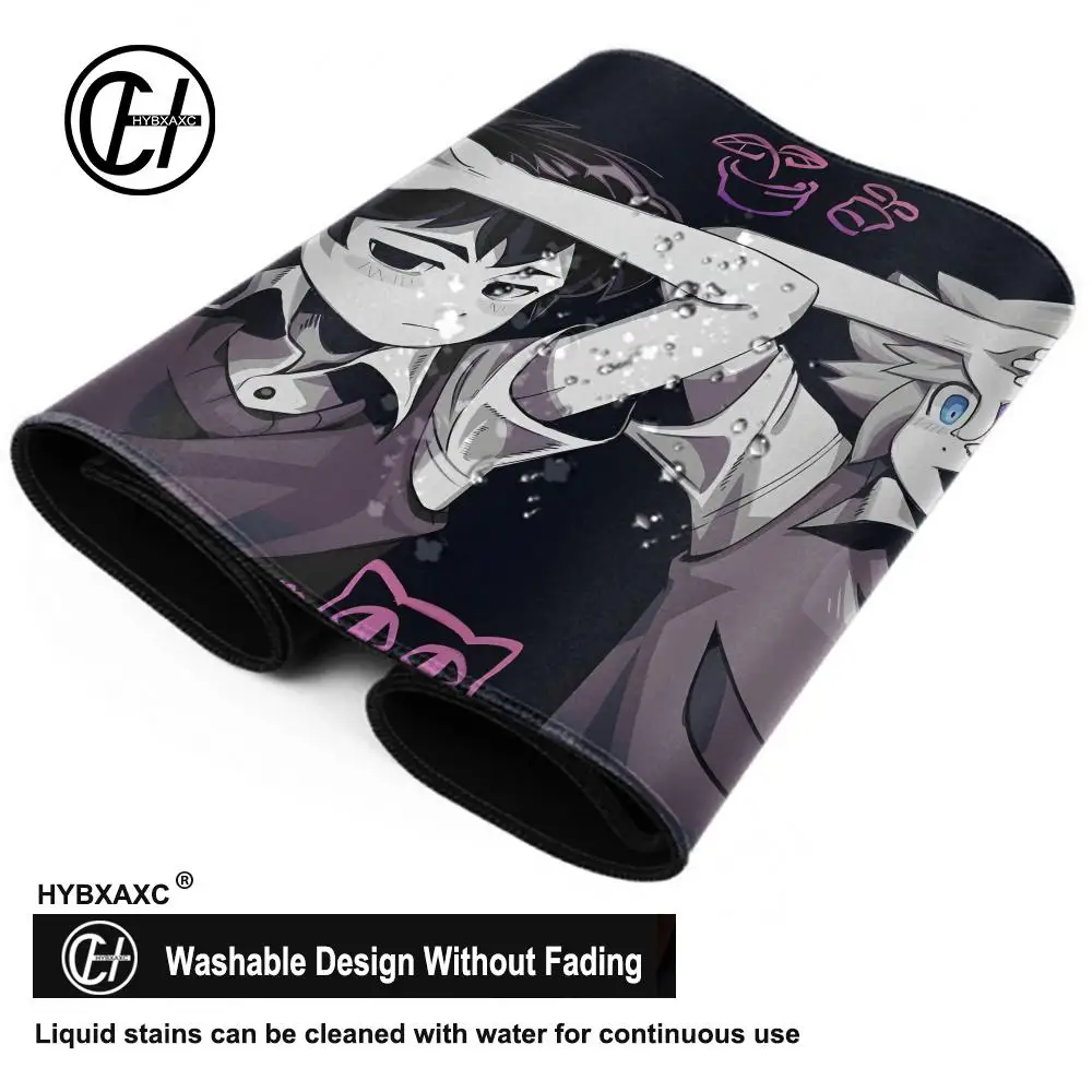 Large Mouse Pad Kawai Anime Omori Desk Mouse Pad Cute HD Desk Pad Extended Gaming Keyboard Mats Large XXL Gamer Mousepad 90x40