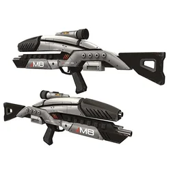 Mass Effect M8 Paper Model 1:1 Firearms Rifle Machine Gun Assault Rifle Handmade DIY Toy