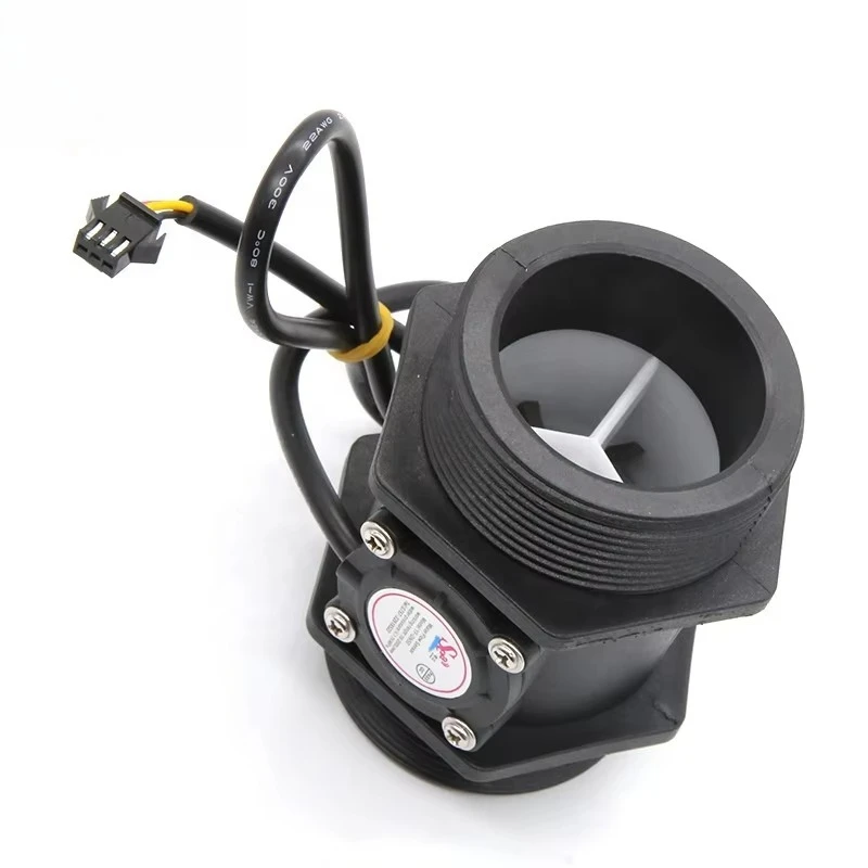 High Quality Large Hall Effect DN40 DN50 Liquid Flow Sensor High-Tech Turbine Water Sensor 5-200L/H Sensing Range