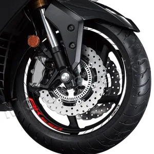 Reflektierender Motorradrad -Rollerkleber 15 -Zoll -Rand Rip Stripe Dwaterfestes wasserdichtes Wasserwasserzubehör für Kymco AK550 AK 550 8 Hauptverkäufe AK 550 Correia - №7