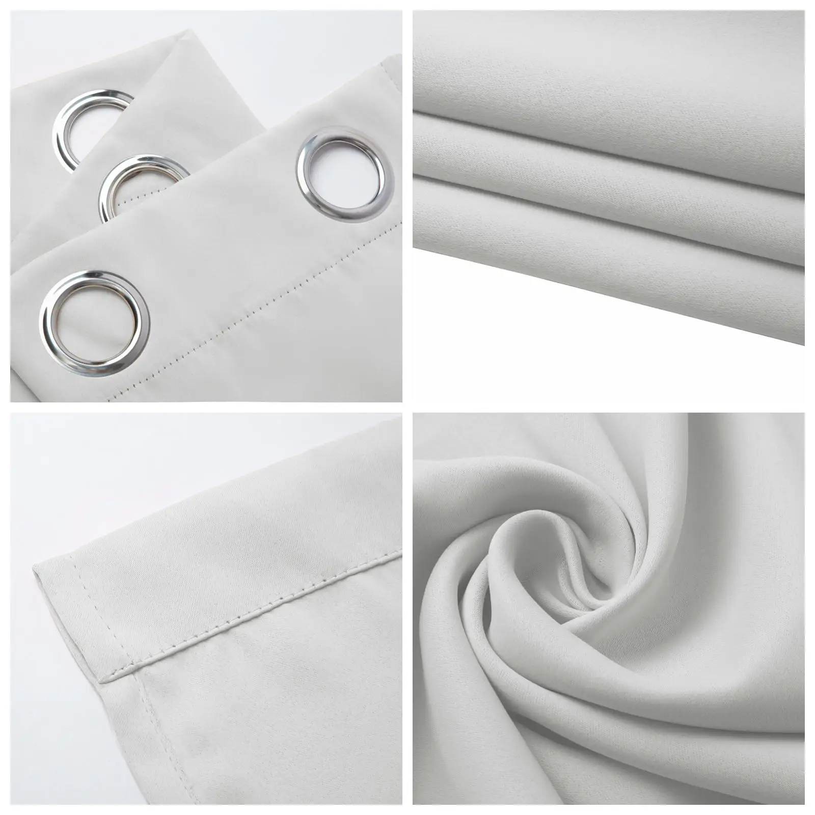 Blackout Curtain Waterproof Thermal Insulated Outdoor Panel Rustproof Grommet Drape for Backyard Garden Lanai Terrace