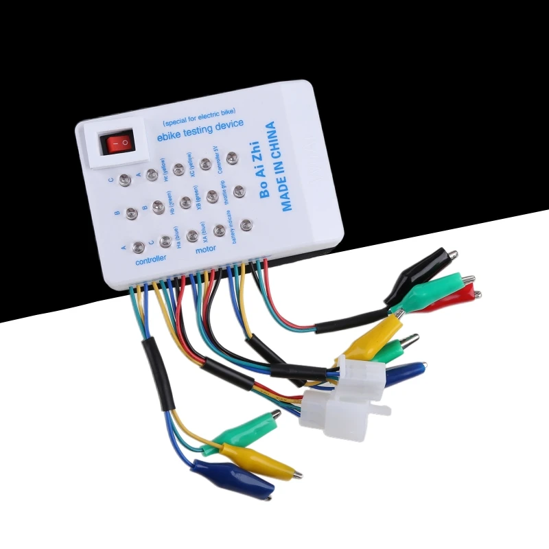 Przydatne narzędzie do testowania rowerów elektrycznych Tester 24 V/36 V/48 V/60 V/72 V Bezszczotkowy tester silnika