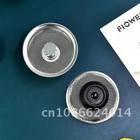 

Filter Strainer Screen Kitchen Leftover Mesh Drain Filtering Home Residue Stopper Anti-clogging Shower Hair Catcher 8CM Sink