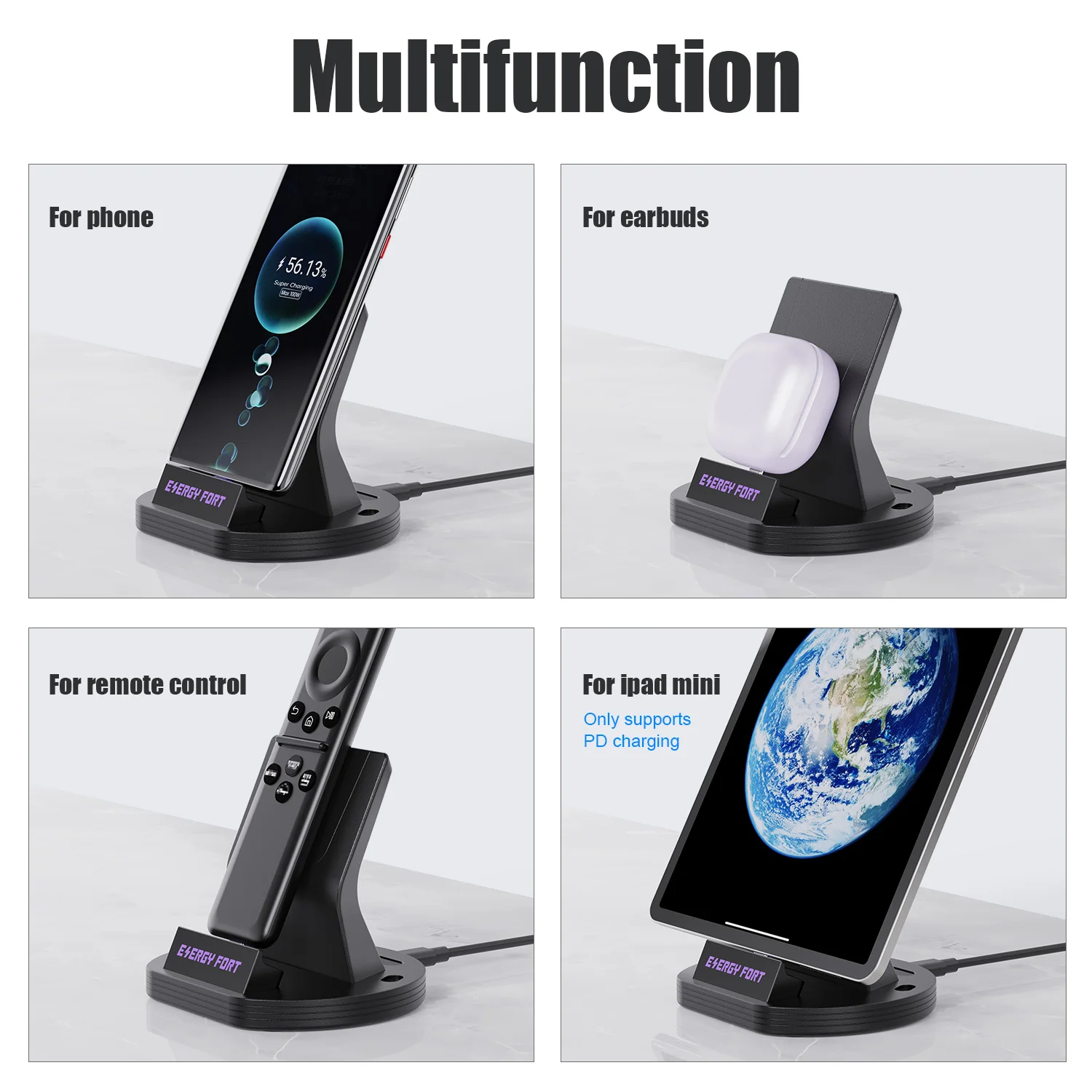 Sikai 5A Typ-C Micro USB IOS Lade Dock Station Desktop Magnetische Ladegerät Stehen Für Huawei Pura 70/mate 60 Pro/Xiaomi 14 Pro