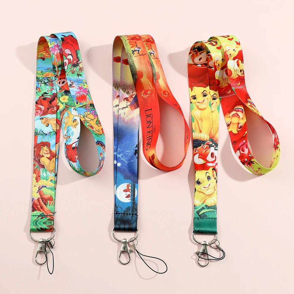 The Discuting King Lanyard Neck Strap Cartoon Keychain, Pendant Key, ID Danemark ge Holder, Key Ring Ring, Rang Rope Lariat Accessory