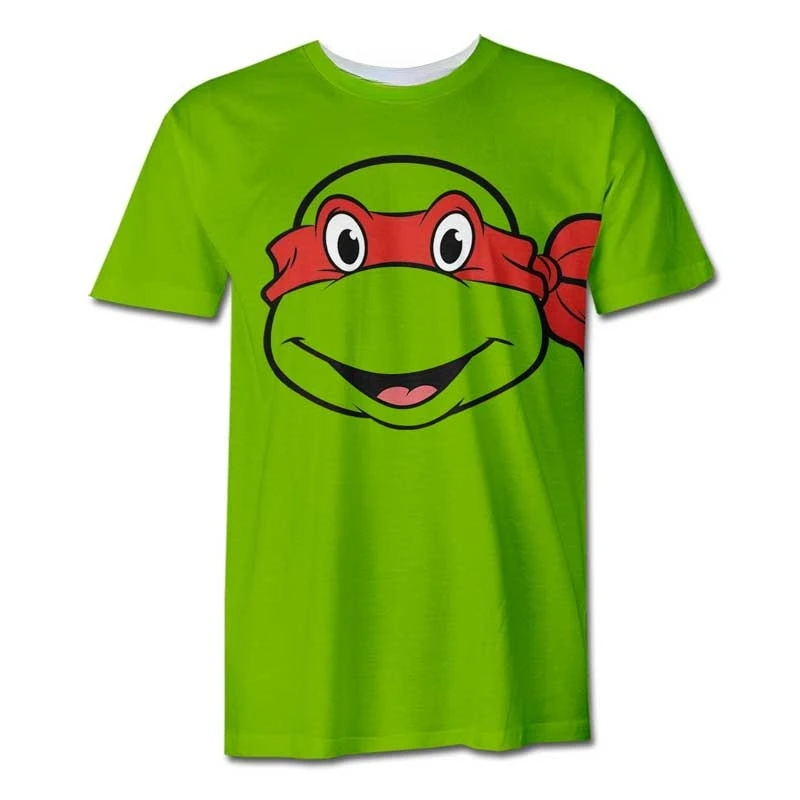 Summer Fashion Hot selling New Cartoon Anime Ninja Turtles 3D Printed T-shirt for Men Summer Loose Half Sleeve Large Size