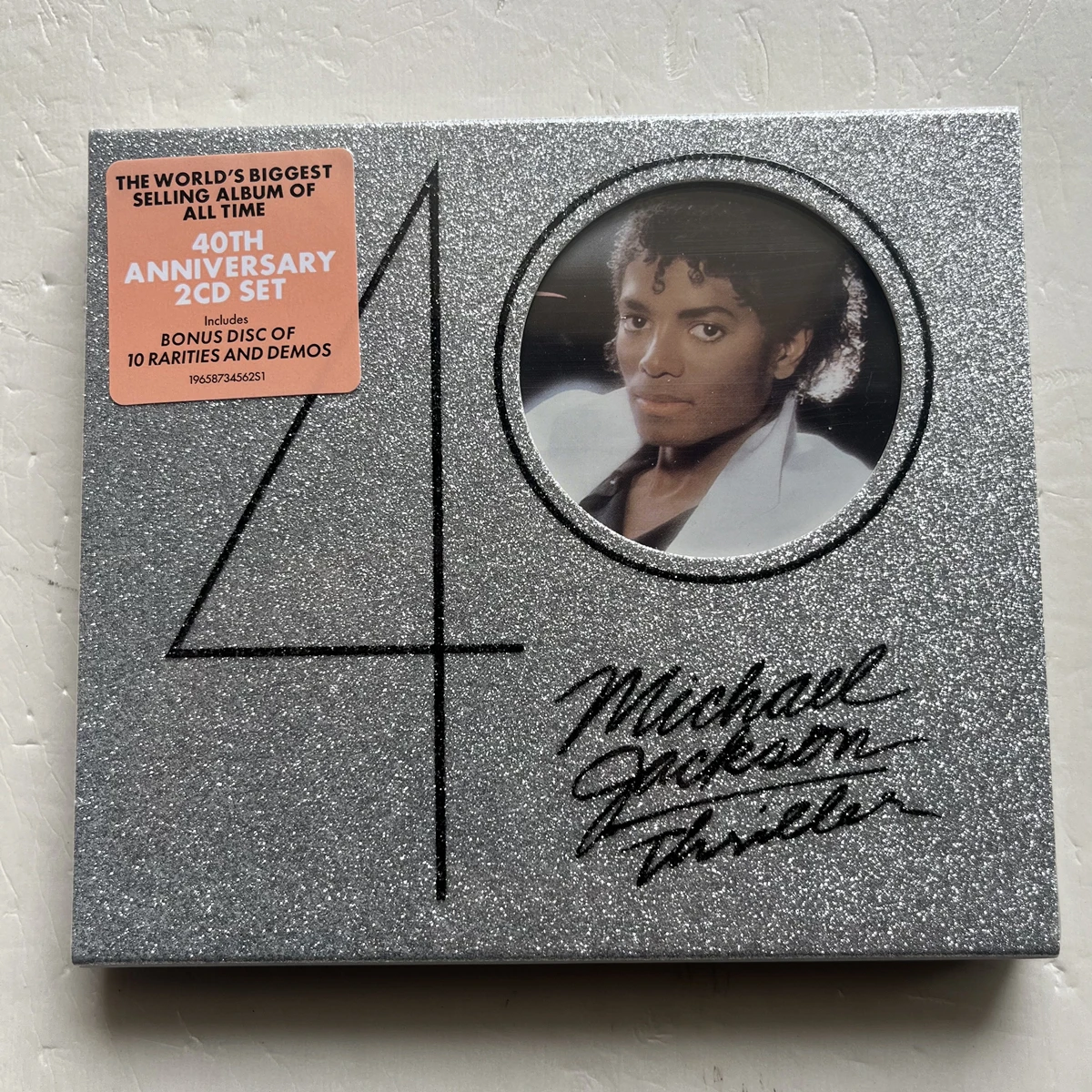 Pop MJ Michael Jackson Music CD Thriller 40 Album Billie Jean 2pcs Music Record Cosplay Walkman Car Soundtracks Box Party Music