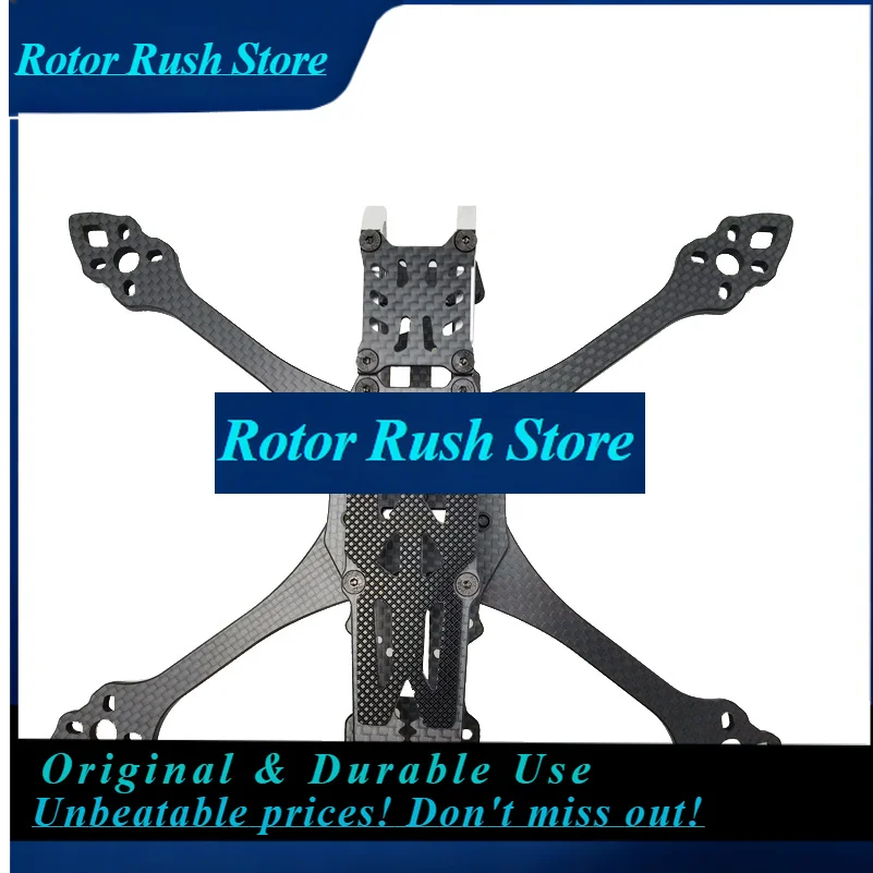 RoRuSRC MARK5 5inch FPV Carbon Fiber Frame 225mm Wheelbase With 5mm Arm For FPV Freestyle Vista Analog Drones