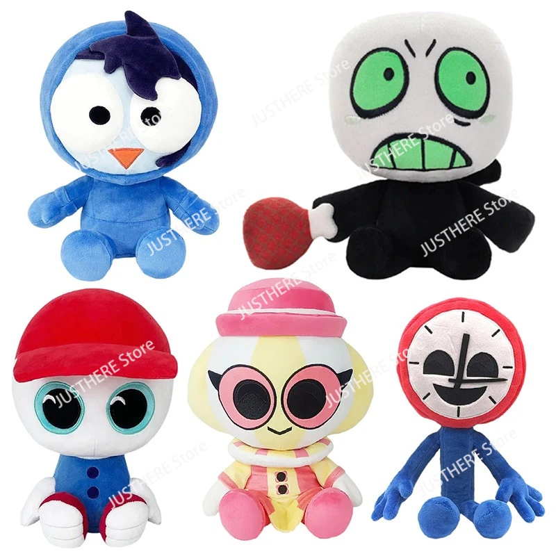 Endacopia Clocky Plush Toy Cute Clock Head Mellow Peripheral Soft Stuffed Doll Collectible for Fans Home Decor Birthday Gifts