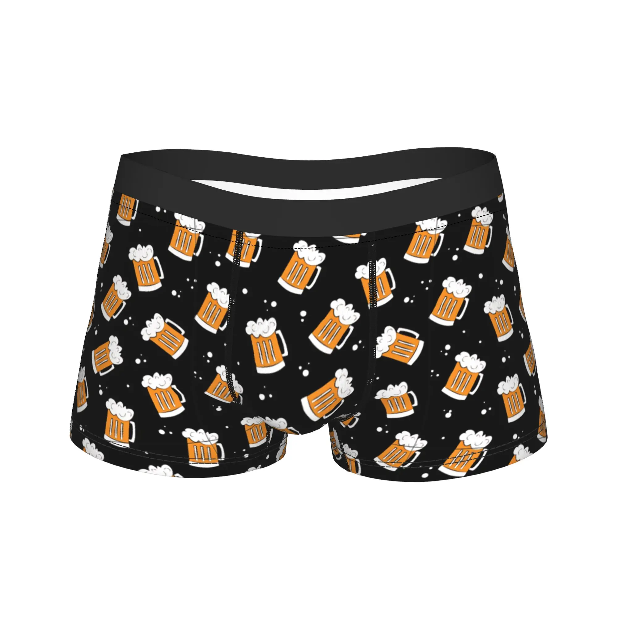 Beer Pattern Men Boxer Briefs Cozy Underwear  Underpants