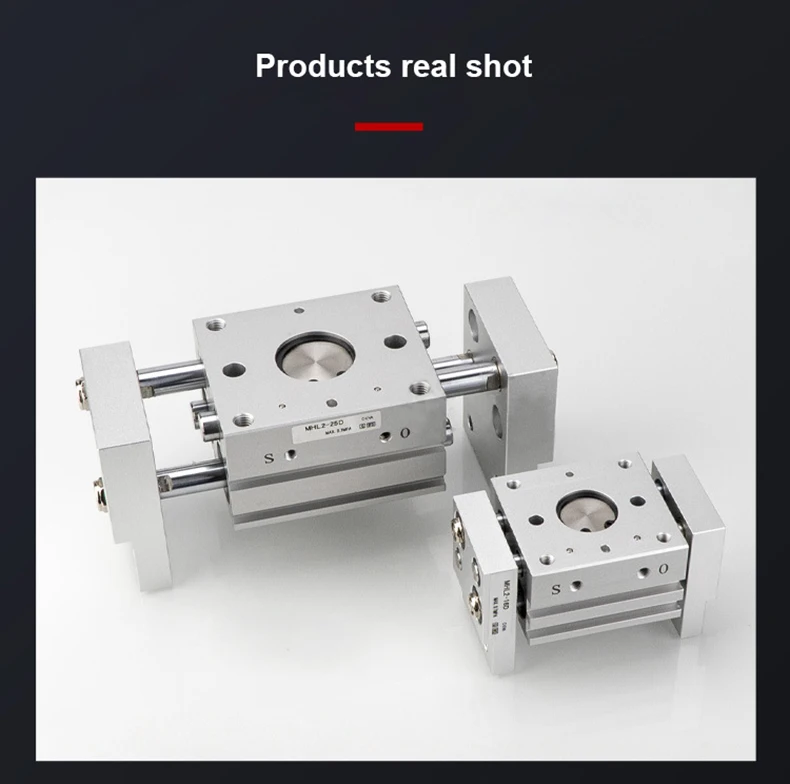 Parallel-Luftgreifer der MHL2-Serie, Bohrung 10/16/20/25/32/40 mm, MHL2-10D/16D/20D/25D/32D/40D, 2 Finger, pneumatische Luftgreifer – Detail 6