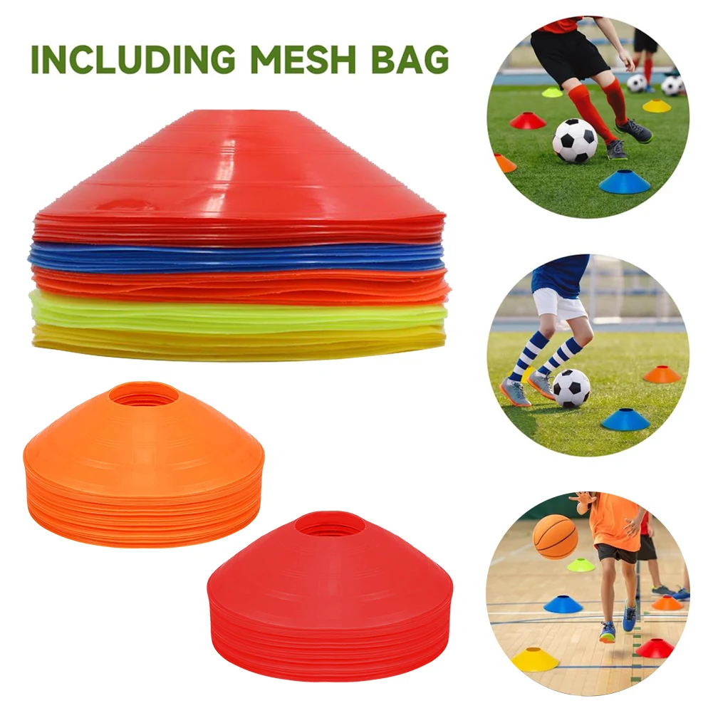 35/10pcs Agility Disc Soccer Cone Set Children Cones Agility Exercise Professional Disc Obstacles Avoiding Sports Accessories