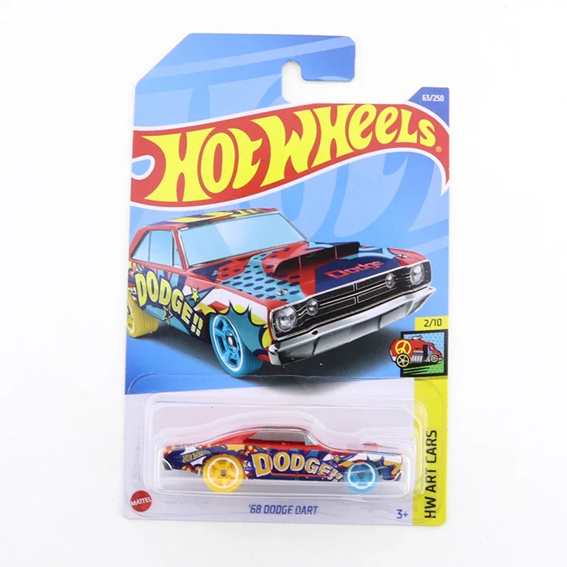 2020-70 2022-63 Original Hot Wheels Mini Alloy Coupe 68 DODGE DART 1/64 Metal Diecast Model Car Kids Toys Gift