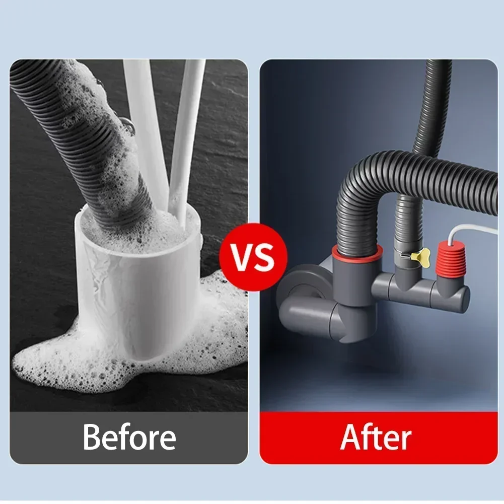 Tuyau de vidange Anti-odeur, tuyau de vidange multifonctionnel, accessoires de cuisine, égouttoir de tuyau d'égout, lavabo d'égout de cuisine, Drain de sol domestique