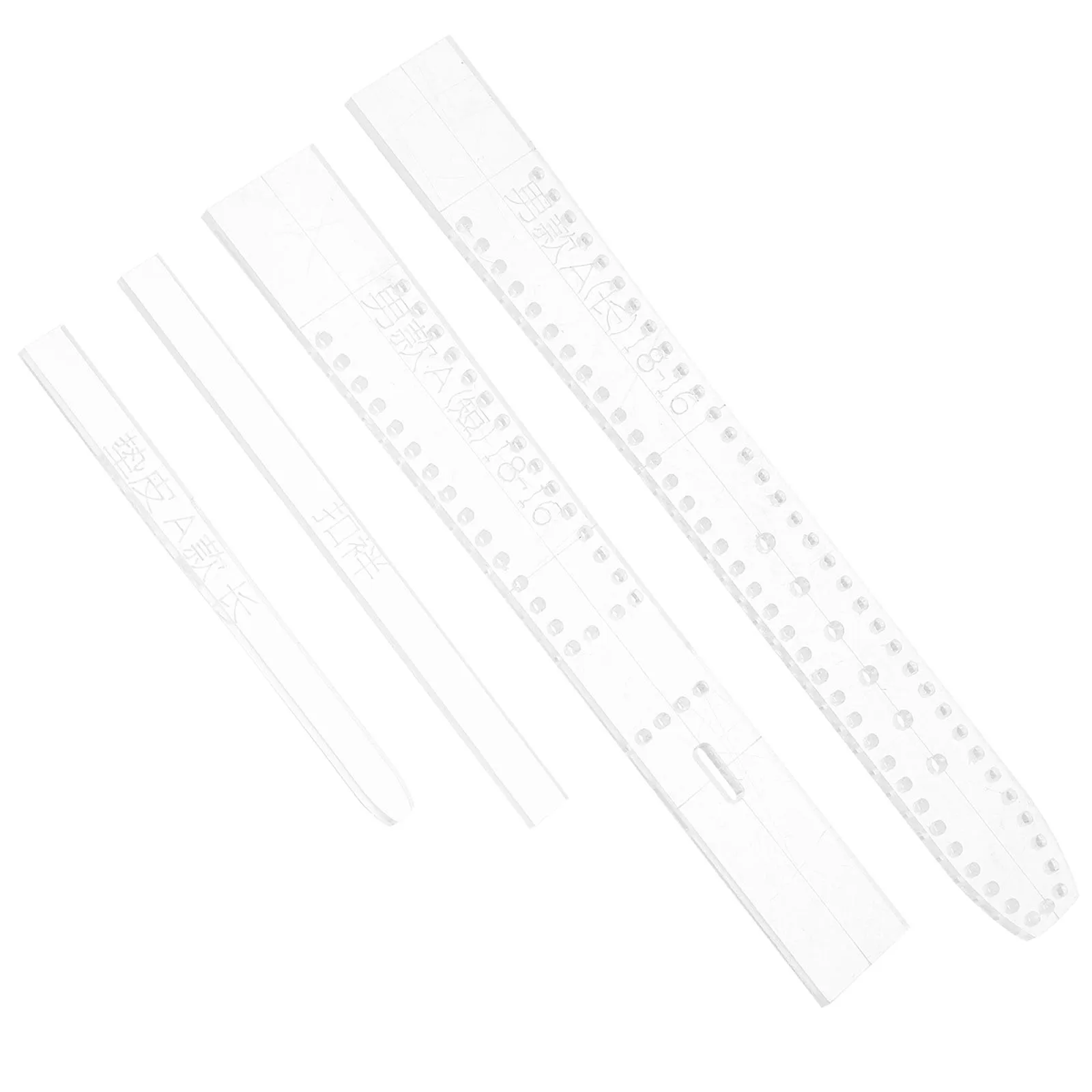 

Acrylic Watch Strap Template 18 16 Transparent Mold for DIY Crafts 3mm Thickness Durable Versatile Design Watchb Pattern Stencil