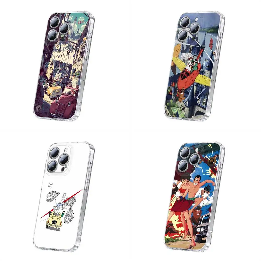 

L-Lupin the Third Phone Case For iPhone 17,16,15,14,13,12,11 Plus,Pro,Max,Plus,E,SE4,Mini Transparent Cover