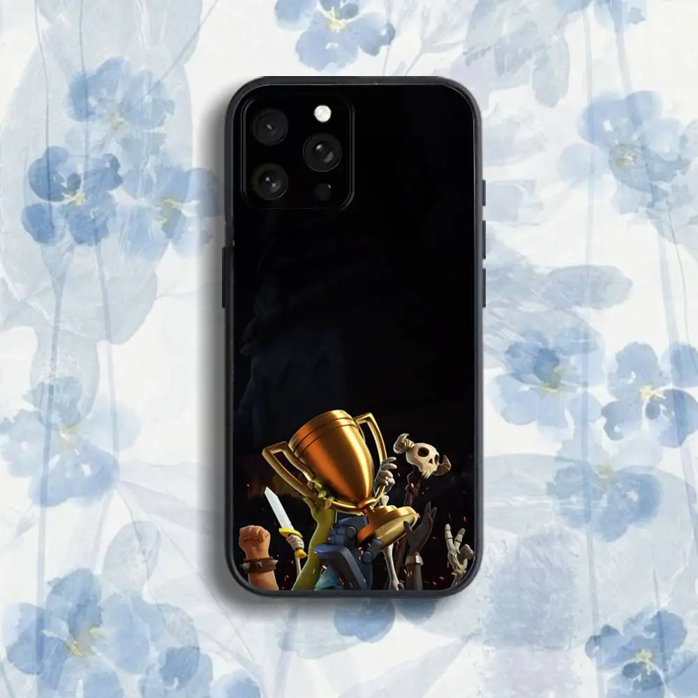 クールなP-PEKKA-esゲームフォンケース iPhone 17、16、15、14、13、12、Pro、Max、Plus、E、SE4、Air、Mini対応 ブラック ソフトボックス