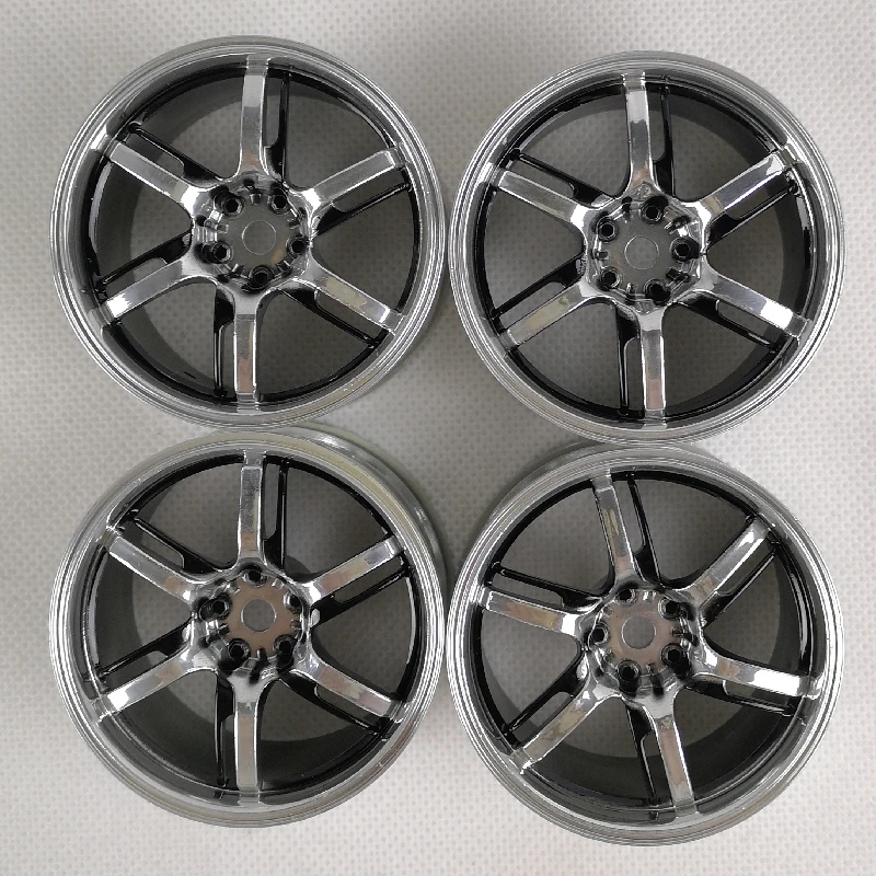 4pcs 3/6/9mm Offset RC Car 1/10 Scale Plastic Wheels Rims Drift On road Touring Model Hobby