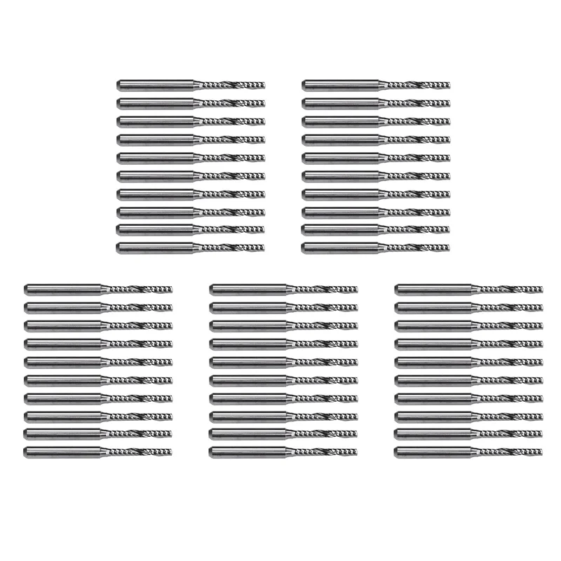 ABBP-50 pièces 2Mm X 15Mm carbure monotrou fraise en bout pour Machine à graver
