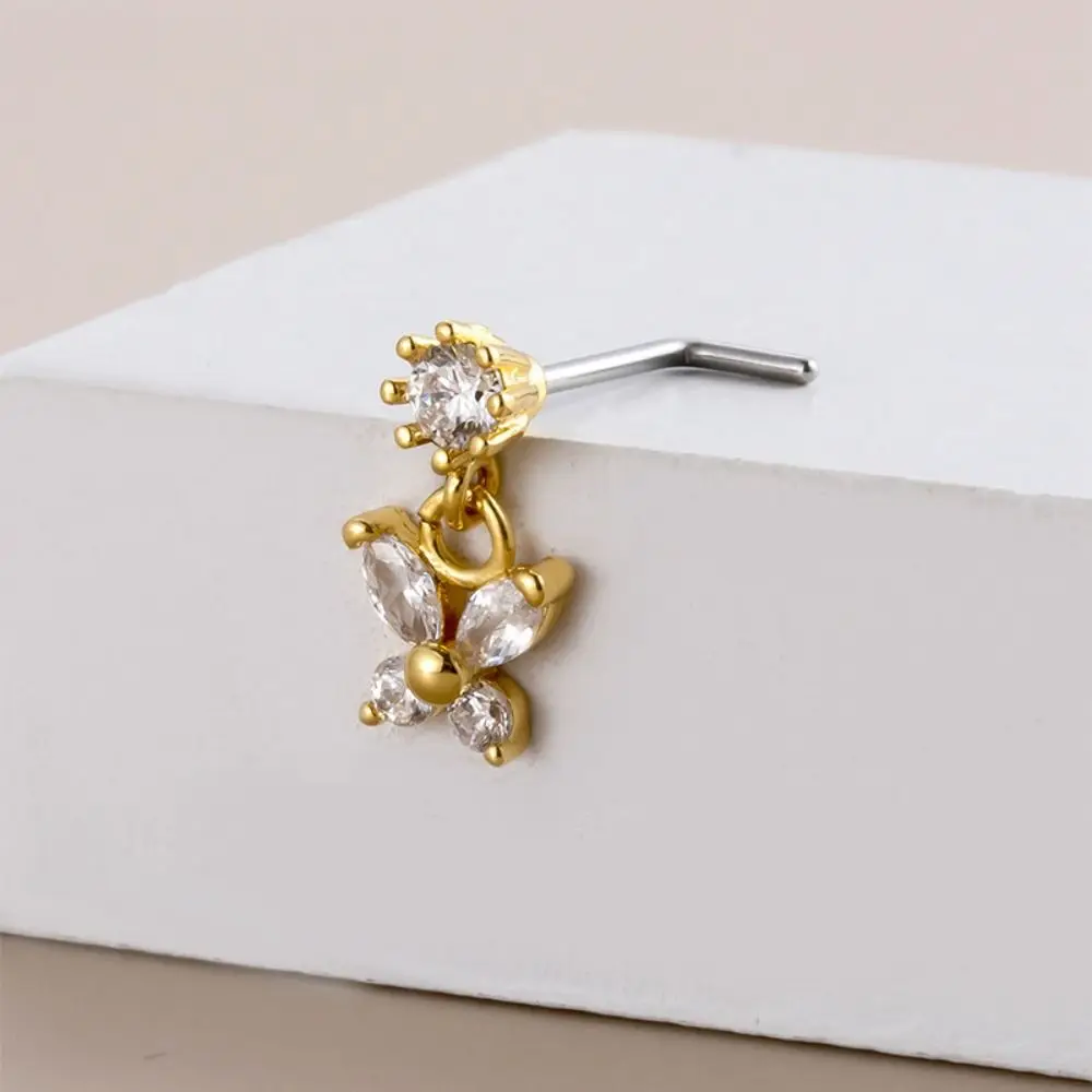 Stainless Steel Piercing Nose - Body Jewelry Goth ulasan dan harga