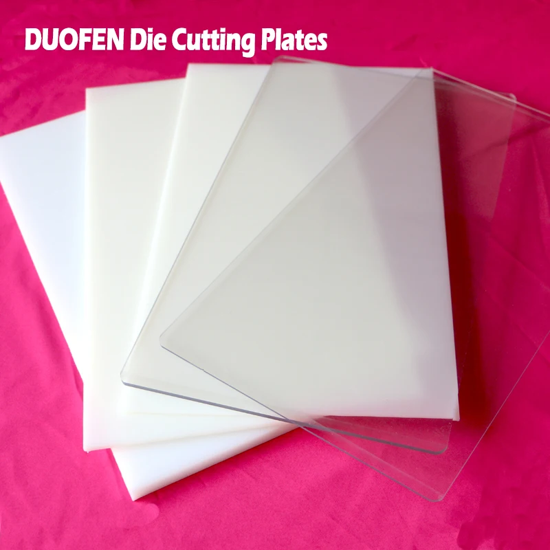 DUOFEN METAL CUTTING DIES die cutting plates White Nylon die cutting plate for die cutting machine 2021 new