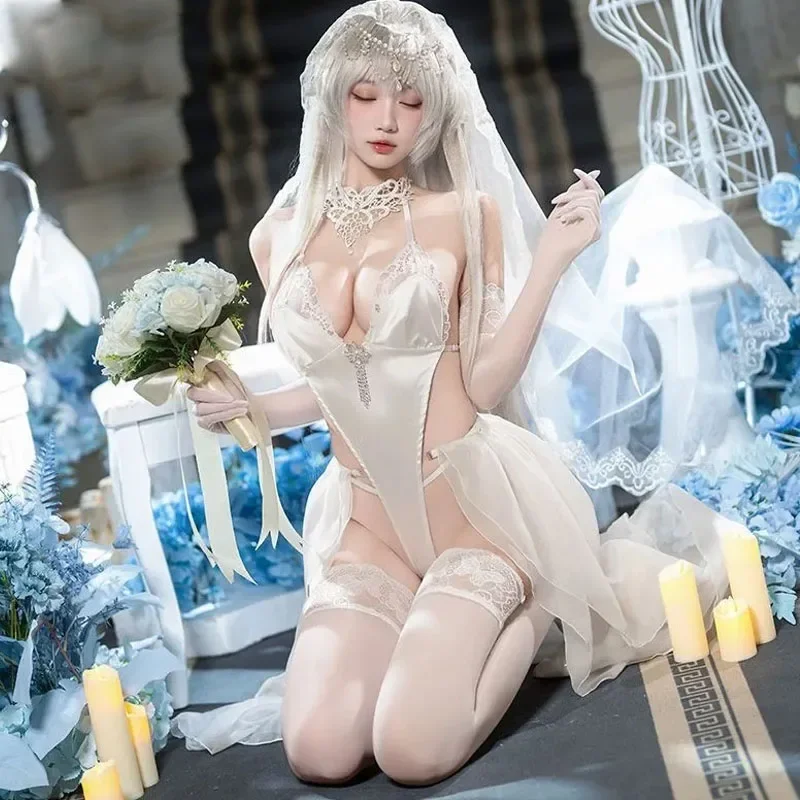 

Комбинезон невесты с открытыми ягодицами и промежностью, эротические сексуальные женские комбинезоны, одежда, боди, белые топы Fairycore